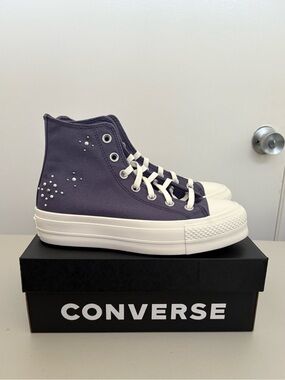 Chuck Taylor All Star Platform - Pearls and Studs - 7